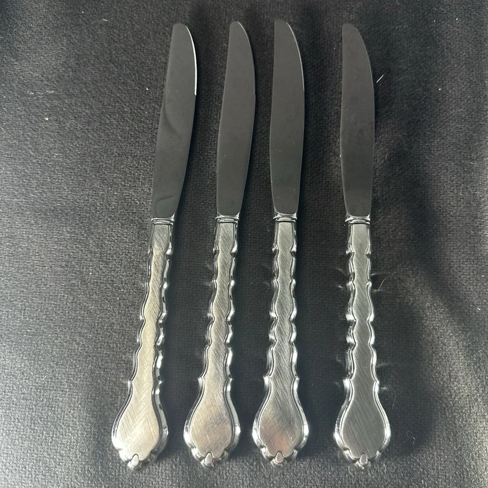 4 Oneida CELLO Dinner Knives Community Stainless Flatware‎ Set Of 4 EUC